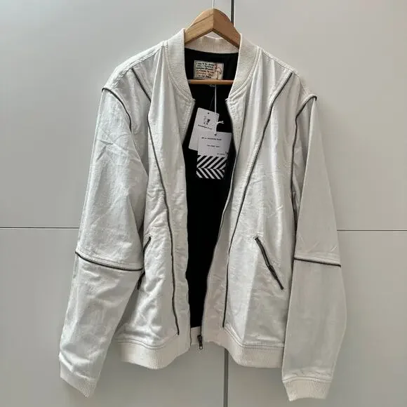 Free People x Sandrine Rose Oversized Bomber Jacket NWT - Picture 3 of 4